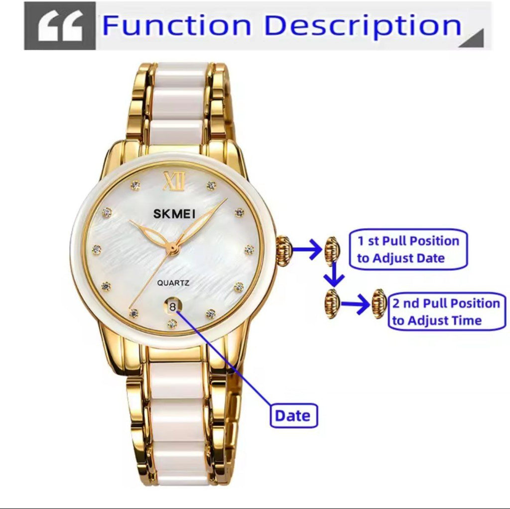 Montre à quartz pour femme SKMEI